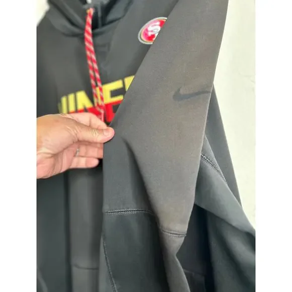 Nike San Francisco 49ers On-Field Apparel NFL Sideline Hoodie XXL - Picture 3 of 11